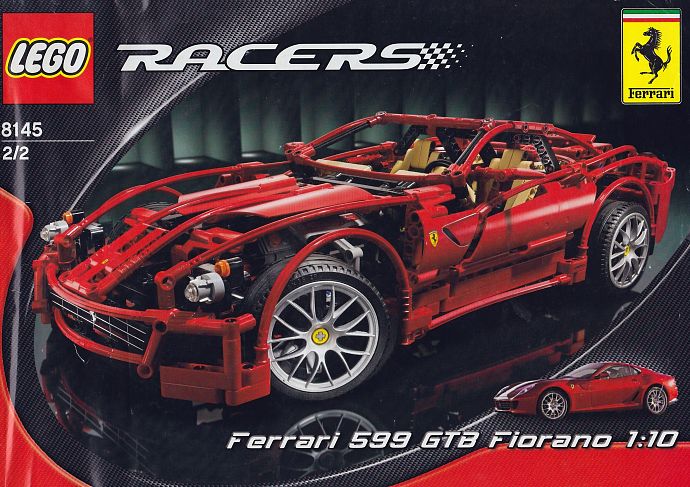 LEGO Technic Ferrari 599 GTB Fiorano scala 1:10 8145 (2007)