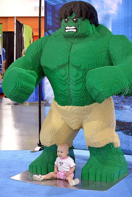 Diventa un LEGO Master Builder - Scultura Hulk